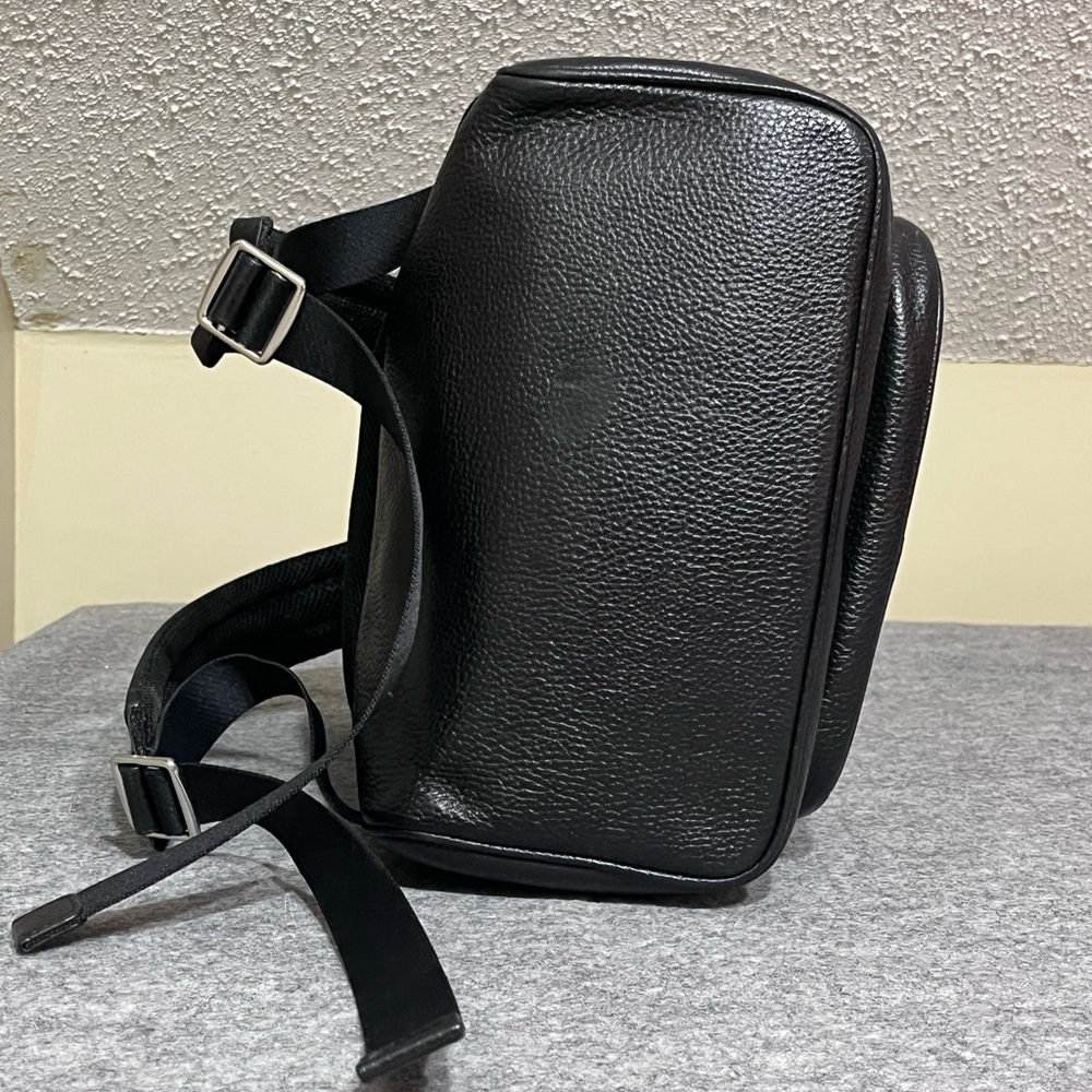 Coach Court Backpack Black Leather - Picture 8 of 13